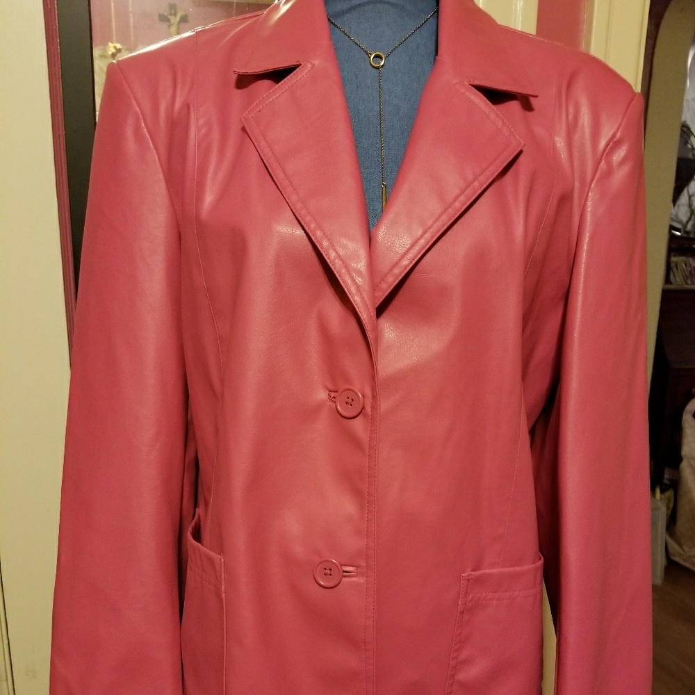 Faux leather jacket / PRICE IS FIRM